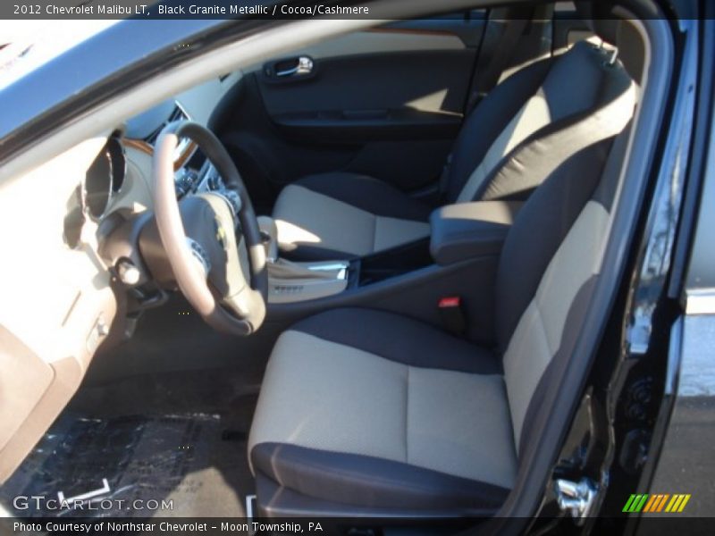 Black Granite Metallic / Cocoa/Cashmere 2012 Chevrolet Malibu LT