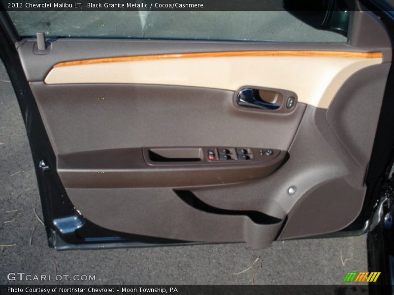 Black Granite Metallic / Cocoa/Cashmere 2012 Chevrolet Malibu LT