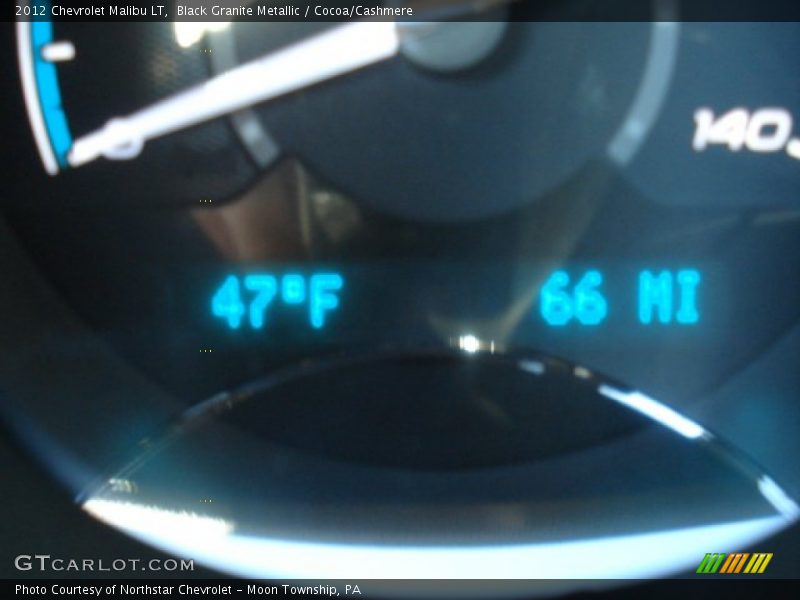 Black Granite Metallic / Cocoa/Cashmere 2012 Chevrolet Malibu LT