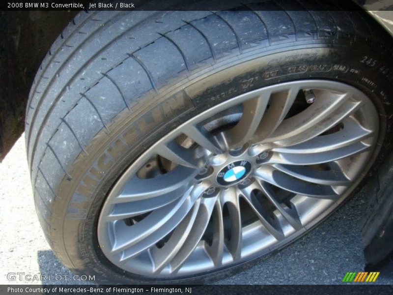 Jet Black / Black 2008 BMW M3 Convertible
