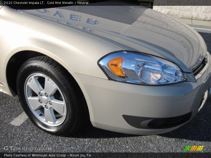 Gold Mist Metallic / Neutral 2010 Chevrolet Impala LT