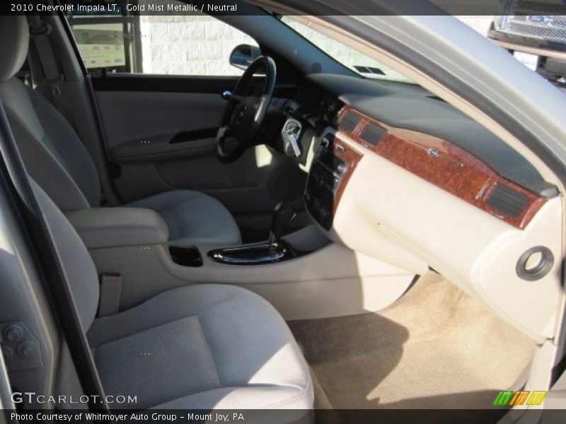 Gold Mist Metallic / Neutral 2010 Chevrolet Impala LT