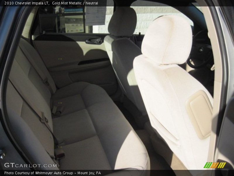 Gold Mist Metallic / Neutral 2010 Chevrolet Impala LT