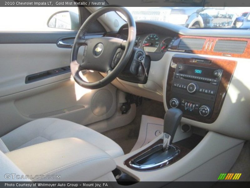 Gold Mist Metallic / Neutral 2010 Chevrolet Impala LT