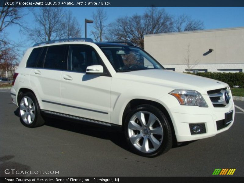 Arctic White / Black 2010 Mercedes-Benz GLK 350 4Matic