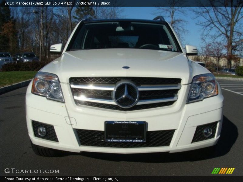 Arctic White / Black 2010 Mercedes-Benz GLK 350 4Matic