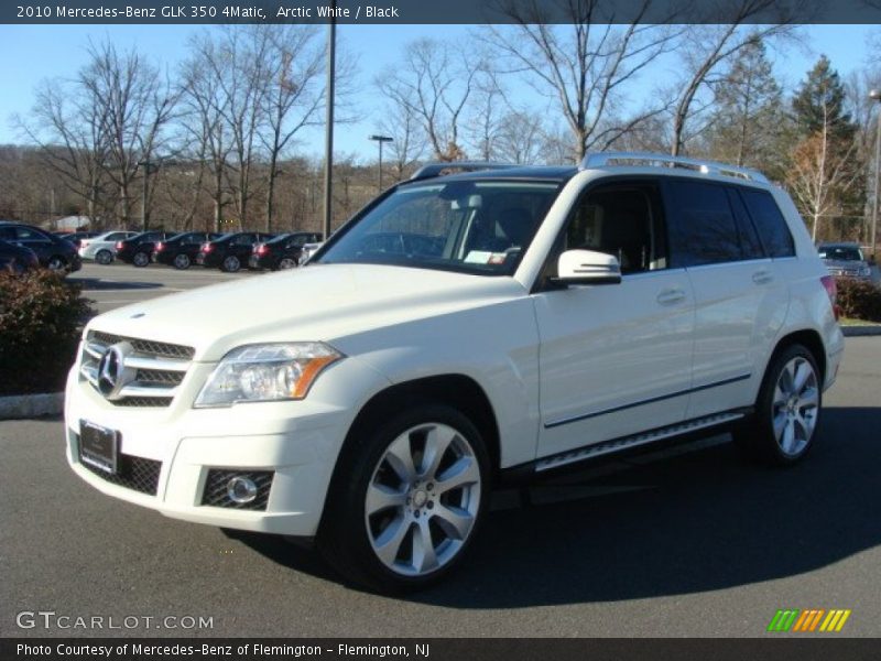 Arctic White / Black 2010 Mercedes-Benz GLK 350 4Matic