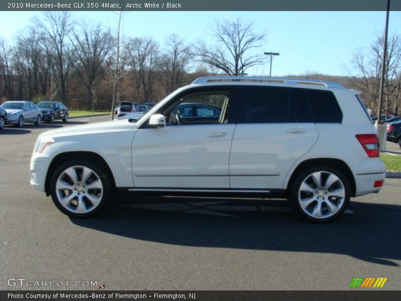 Arctic White / Black 2010 Mercedes-Benz GLK 350 4Matic