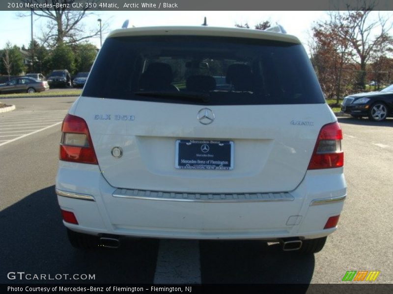 Arctic White / Black 2010 Mercedes-Benz GLK 350 4Matic