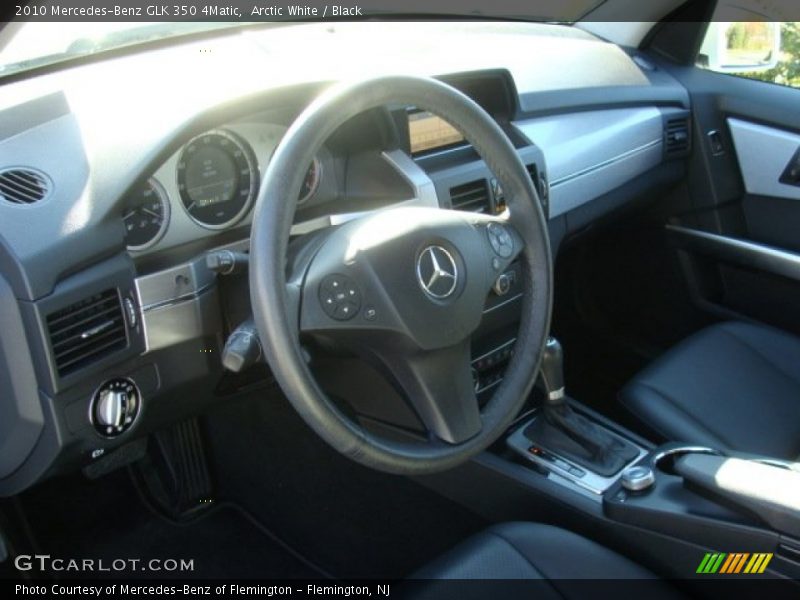 Arctic White / Black 2010 Mercedes-Benz GLK 350 4Matic