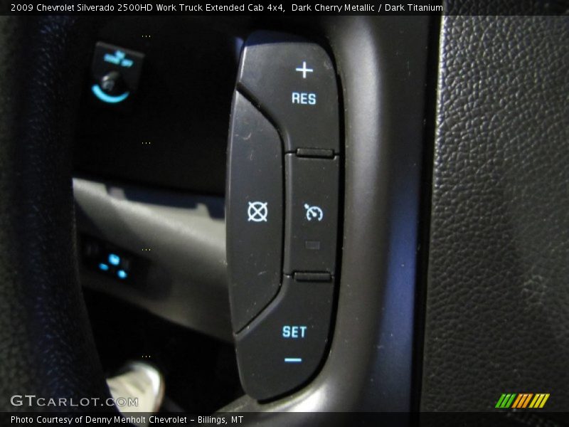 Controls of 2009 Silverado 2500HD Work Truck Extended Cab 4x4