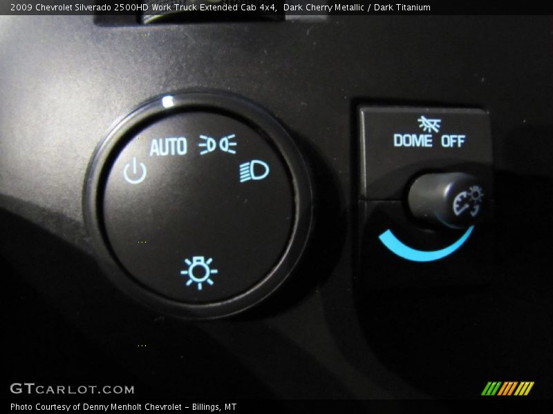 Controls of 2009 Silverado 2500HD Work Truck Extended Cab 4x4