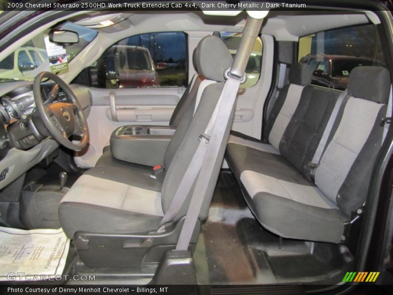  2009 Silverado 2500HD Work Truck Extended Cab 4x4 Dark Titanium Interior