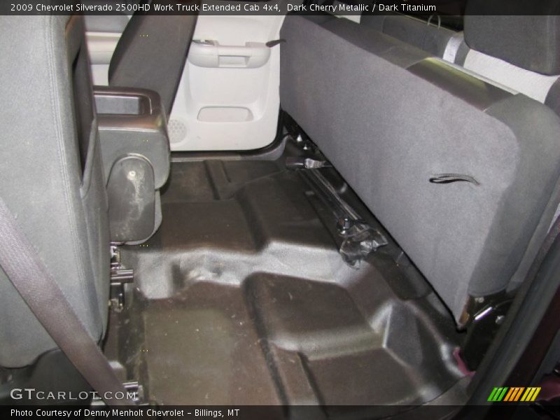 Dark Cherry Metallic / Dark Titanium 2009 Chevrolet Silverado 2500HD Work Truck Extended Cab 4x4