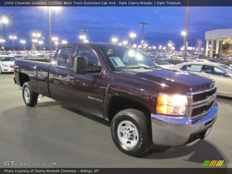 Front 3/4 View of 2009 Silverado 2500HD Work Truck Extended Cab 4x4