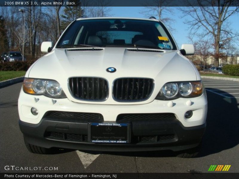 Alpine White / Black 2006 BMW X5 3.0i