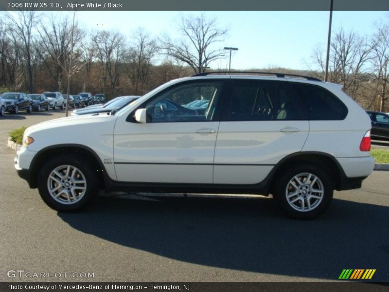 Alpine White / Black 2006 BMW X5 3.0i
