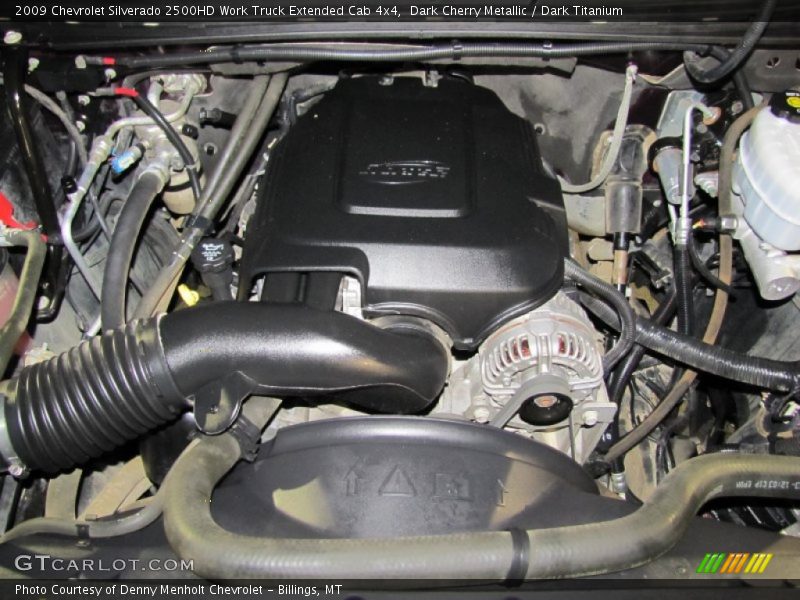  2009 Silverado 2500HD Work Truck Extended Cab 4x4 Engine - 6.0 Liter OHV 16-Valve VVT Vortec V8