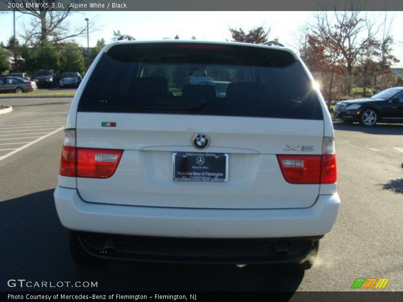 Alpine White / Black 2006 BMW X5 3.0i