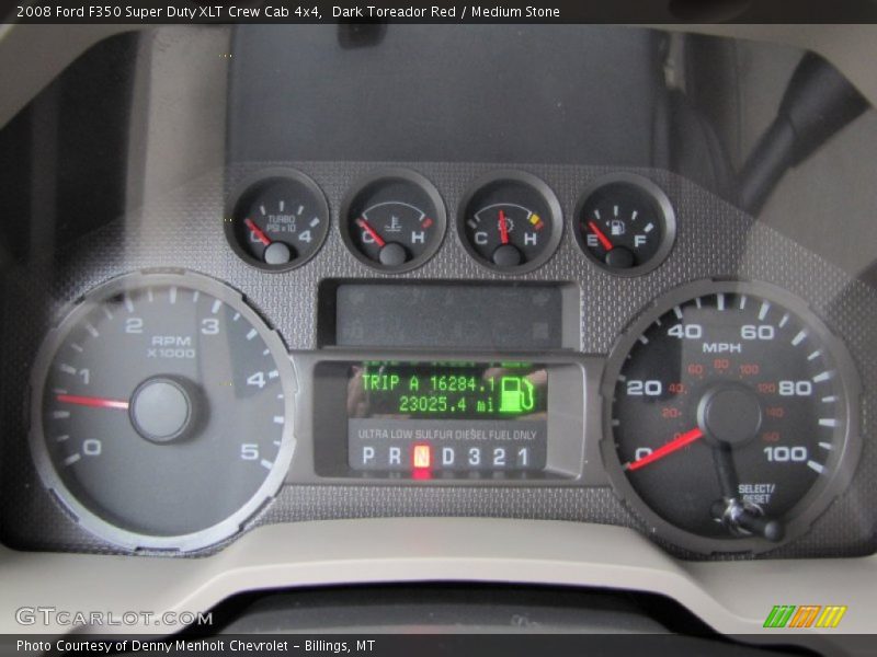 Dark Toreador Red / Medium Stone 2008 Ford F350 Super Duty XLT Crew Cab 4x4