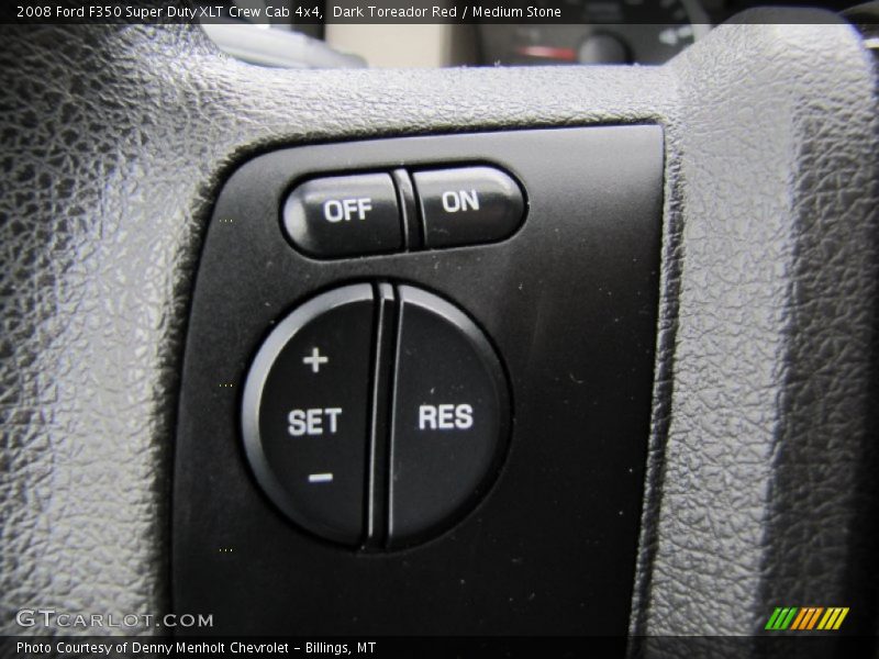 Dark Toreador Red / Medium Stone 2008 Ford F350 Super Duty XLT Crew Cab 4x4