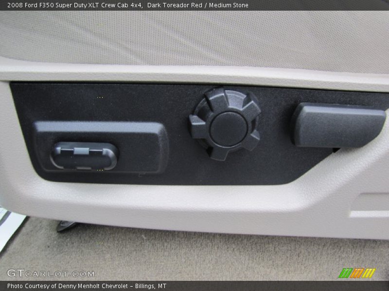 Dark Toreador Red / Medium Stone 2008 Ford F350 Super Duty XLT Crew Cab 4x4