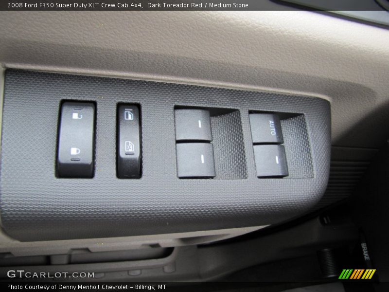 Dark Toreador Red / Medium Stone 2008 Ford F350 Super Duty XLT Crew Cab 4x4