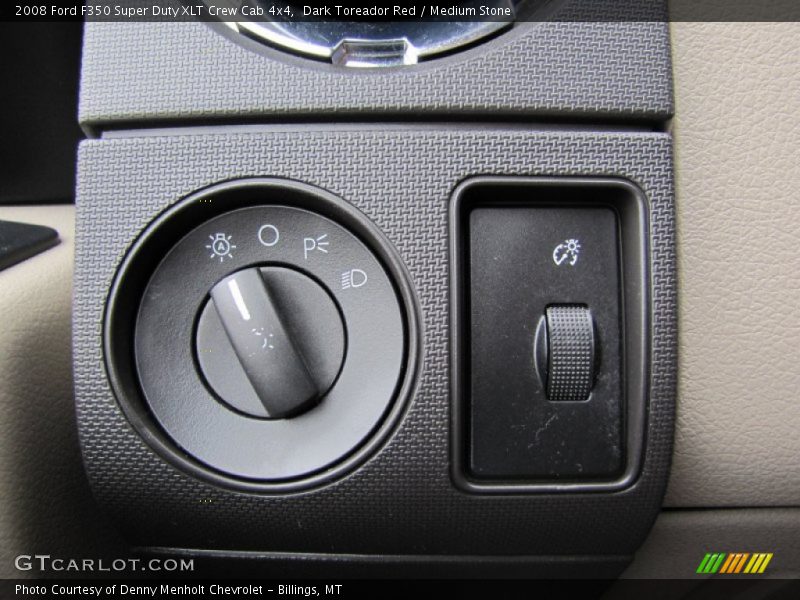 Dark Toreador Red / Medium Stone 2008 Ford F350 Super Duty XLT Crew Cab 4x4