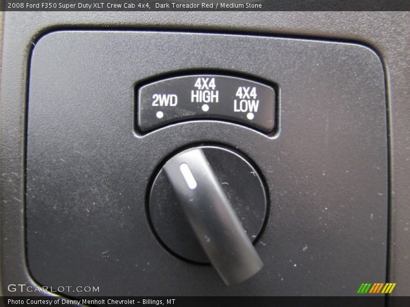 Dark Toreador Red / Medium Stone 2008 Ford F350 Super Duty XLT Crew Cab 4x4