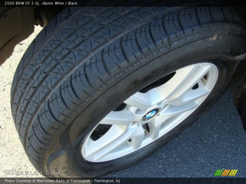 Alpine White / Black 2006 BMW X5 3.0i