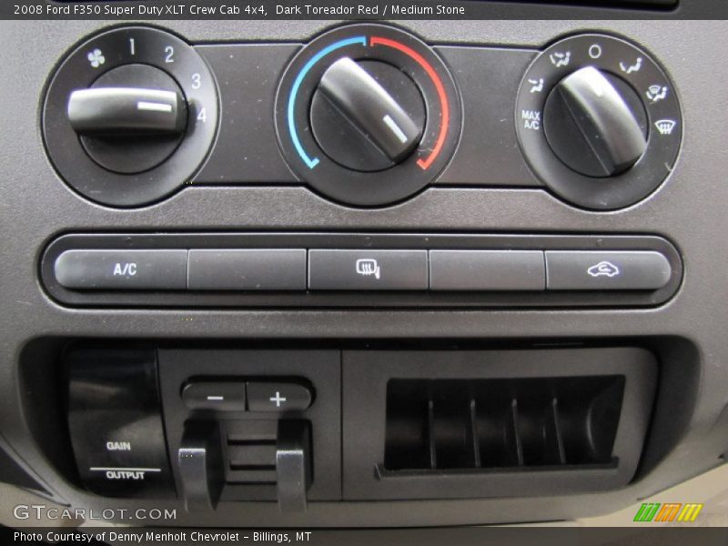 Dark Toreador Red / Medium Stone 2008 Ford F350 Super Duty XLT Crew Cab 4x4