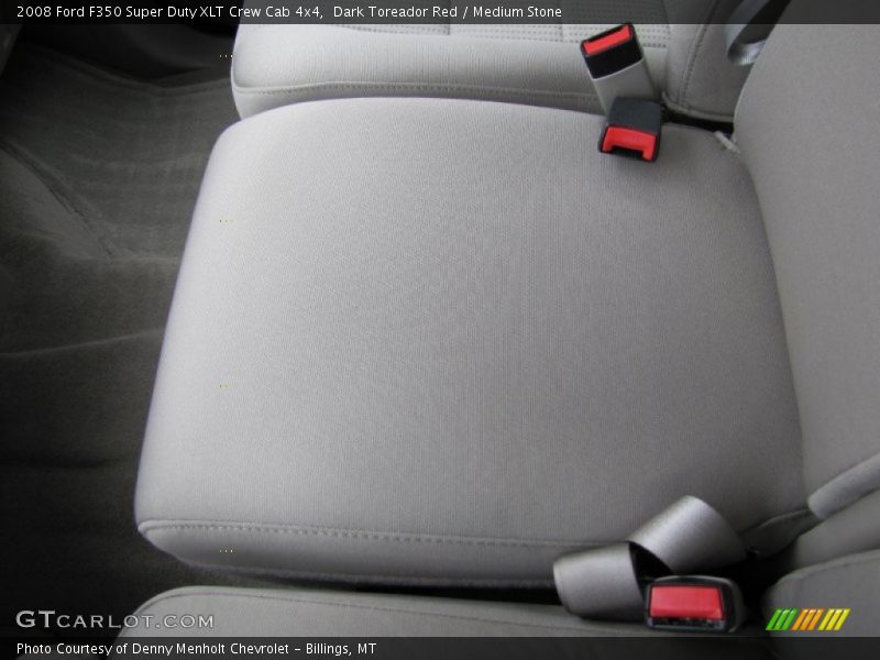 Dark Toreador Red / Medium Stone 2008 Ford F350 Super Duty XLT Crew Cab 4x4