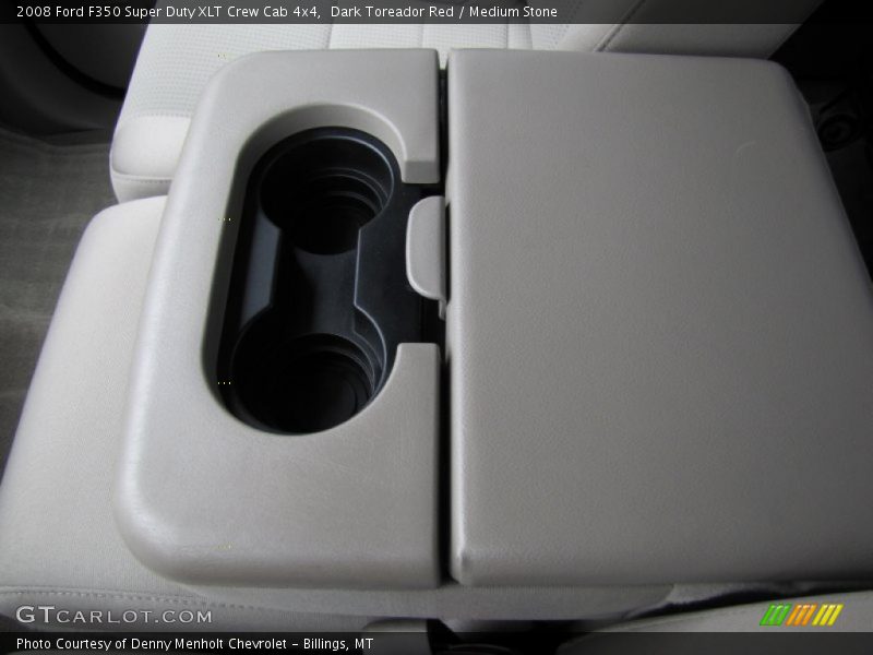 Dark Toreador Red / Medium Stone 2008 Ford F350 Super Duty XLT Crew Cab 4x4