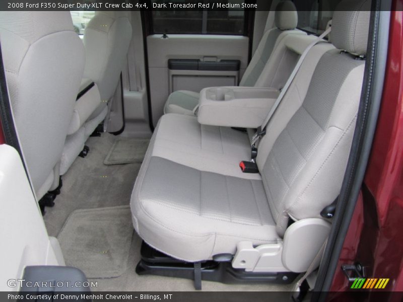 Dark Toreador Red / Medium Stone 2008 Ford F350 Super Duty XLT Crew Cab 4x4