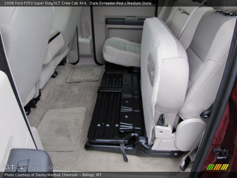 Dark Toreador Red / Medium Stone 2008 Ford F350 Super Duty XLT Crew Cab 4x4