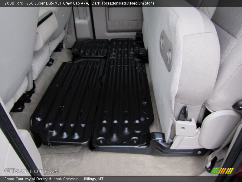 Dark Toreador Red / Medium Stone 2008 Ford F350 Super Duty XLT Crew Cab 4x4
