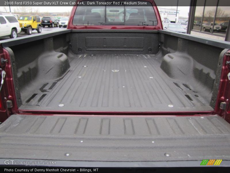 Dark Toreador Red / Medium Stone 2008 Ford F350 Super Duty XLT Crew Cab 4x4