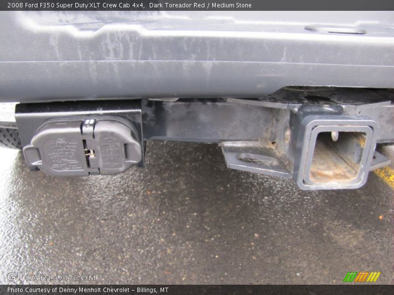 Dark Toreador Red / Medium Stone 2008 Ford F350 Super Duty XLT Crew Cab 4x4