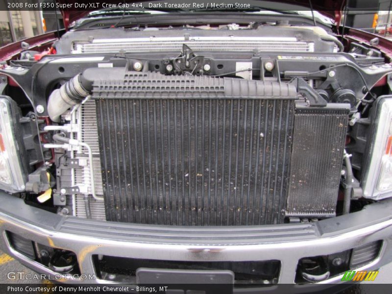 Dark Toreador Red / Medium Stone 2008 Ford F350 Super Duty XLT Crew Cab 4x4