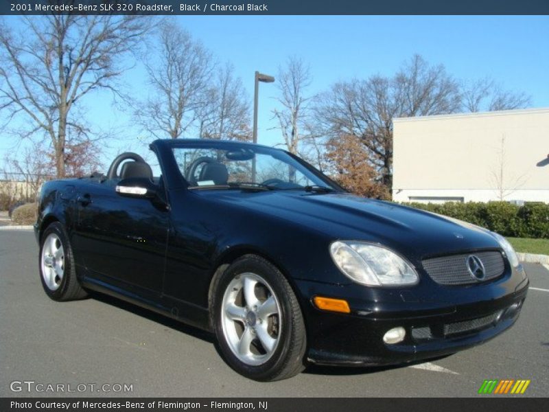 Black / Charcoal Black 2001 Mercedes-Benz SLK 320 Roadster