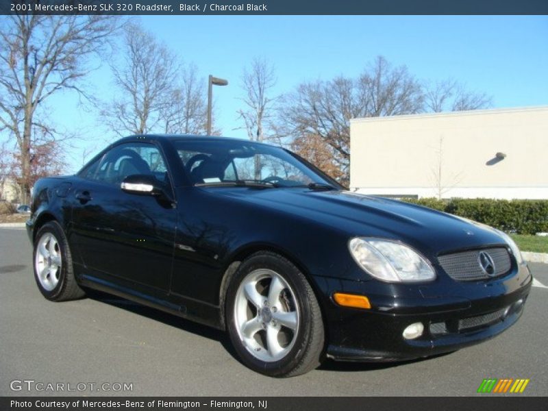 Black / Charcoal Black 2001 Mercedes-Benz SLK 320 Roadster