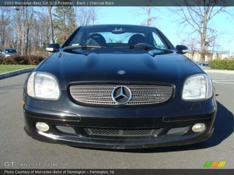 Black / Charcoal Black 2001 Mercedes-Benz SLK 320 Roadster