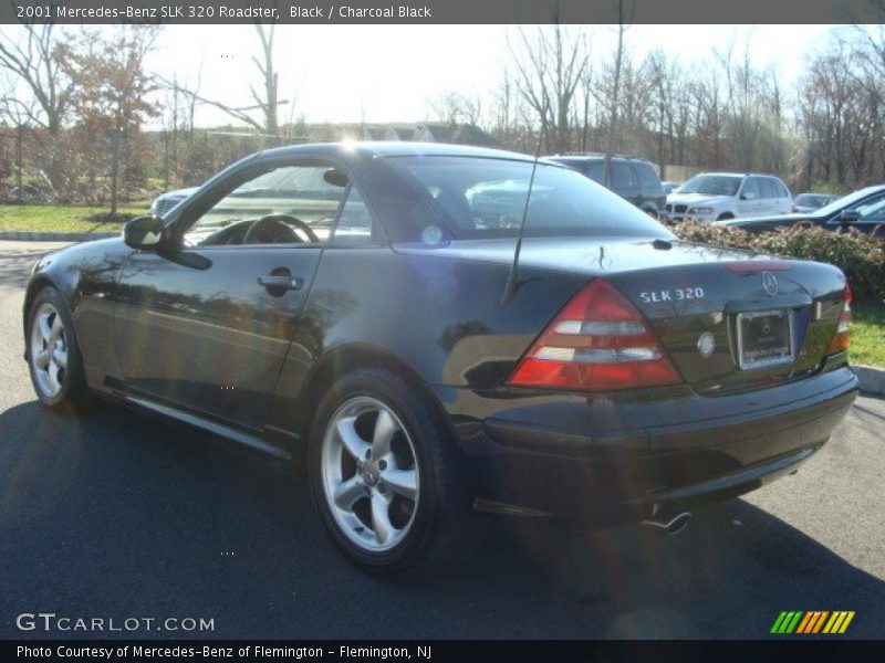 Black / Charcoal Black 2001 Mercedes-Benz SLK 320 Roadster