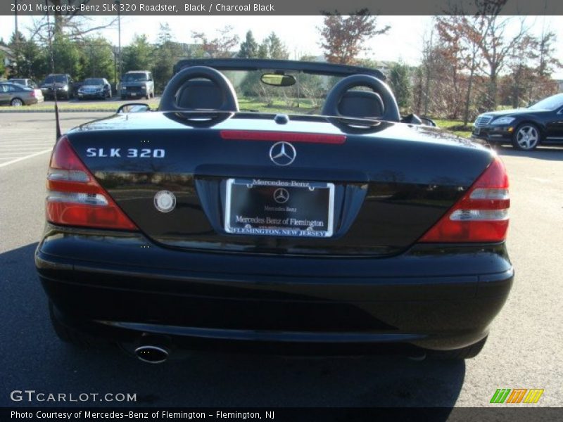 Black / Charcoal Black 2001 Mercedes-Benz SLK 320 Roadster