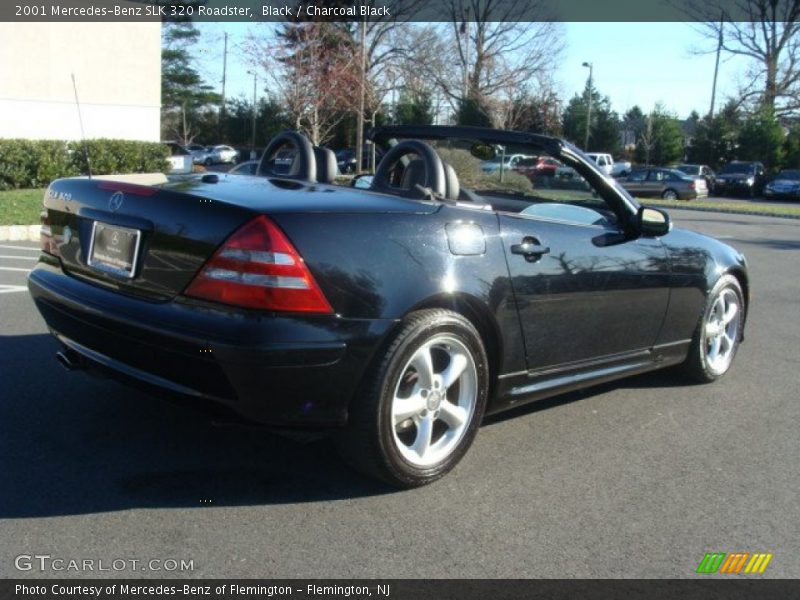 Black / Charcoal Black 2001 Mercedes-Benz SLK 320 Roadster