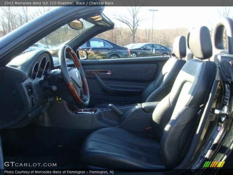 Black / Charcoal Black 2001 Mercedes-Benz SLK 320 Roadster