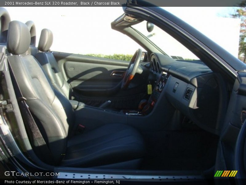 Black / Charcoal Black 2001 Mercedes-Benz SLK 320 Roadster