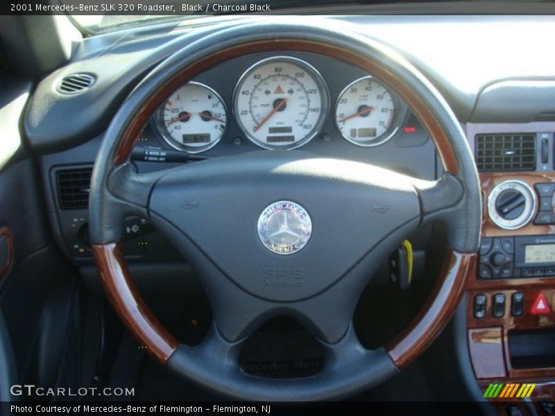 Black / Charcoal Black 2001 Mercedes-Benz SLK 320 Roadster