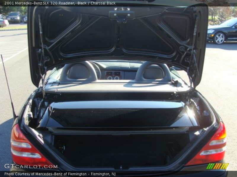 Black / Charcoal Black 2001 Mercedes-Benz SLK 320 Roadster