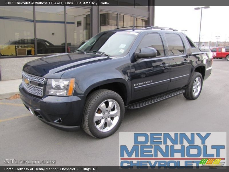 Dark Blue Metallic / Ebony 2007 Chevrolet Avalanche LT 4WD